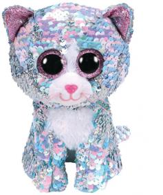 TY Beanie Boos flitrový WHIMSY - kočka 15 cm