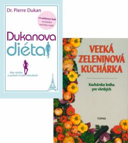 Dukanova diéta+Veľká zeleninová kuchárka KOMPLET