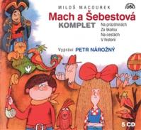 Mach a Šebestová - komplet 5 CD (Čte Petr Nárožný)