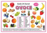 Sada 24 karet - ovoce