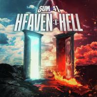 Sum 41: Heaven:x: hell (Black -amp; Red Quad with Blue Splatter) LP