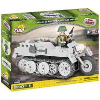 Stavebnice COBI 2168 II World War Vozidlo SdKfz 2 Kettenkrad HK101/200 kostek+1 figurka