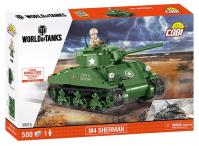 Stavebnice COBI 3007A WORLD of TANKS Tank M4 Sherman/500 kostek+1 figurka