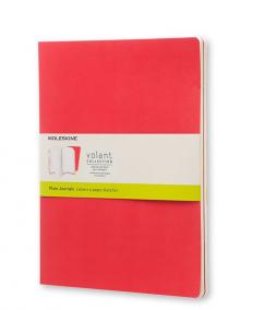 Moleskine: Volant zápisníky čisté červené XL