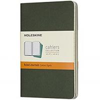 Moleskine: Sešity 3 ks linkované zelené L