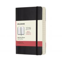 Moleskine: Diář 2019 denní měkký černý S