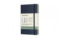 Moleskine: Plánovací zápisník 2019 tvrdý modrý S