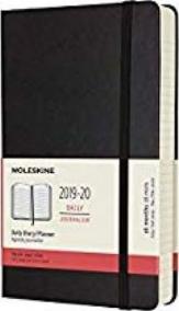 Moleskine: Diář 2019-2020 denní tvrdý černý L