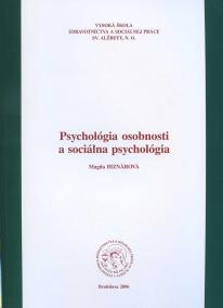 Psychológia osobnosti a sociálna psychológia