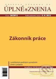 UZZ 26/2012 Zákonník práce