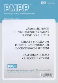 PMPP 2-3/2013 Zákonník práce + upozornenie na zmeny platné od 1.1. 2013