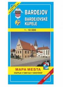 Bardejov Bardejovské kúpele Mapa mesta Town plan Stadtplan Plan miasta Várostérk