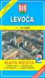 Levoča 1 : 10 000 Mapa mesta Town plan Stadtplan Plan miasta Várostérkép