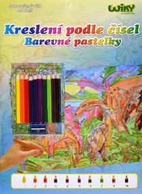 Kreslení podle čísel - Dinosauři