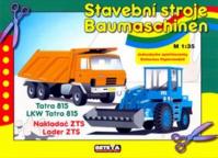 Stavební stroje - vystřihovánky