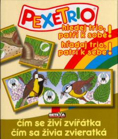 Pexetrio-Čím se živí zvířátka