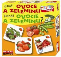 Pexetrio Kids - Znáš ovoce a zeleninu? (SK+CZ)