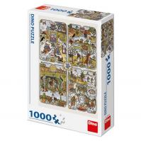 Josef Lada - Roční období - puzzle 1000