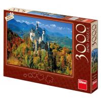 Neuschwanstein na podzim - puzzle 3000 dílků