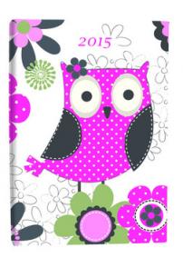 Diář A7 Owl týdenní 2015