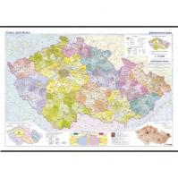 Česká republika - školní administrativní mapa 1:375 tis.