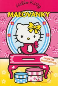 Hello Kitty - Maľovanky s veľkými samolepkami