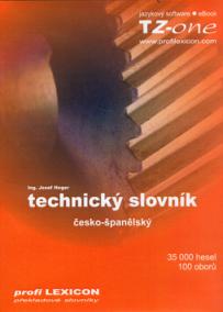 CD-ROM TECHNICKÝ SLOVNÍK česko-španělský, profi LEXICON