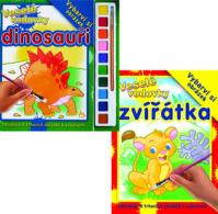 Komplet 2ks Veselé vodovky Zvířátka + Dinosauři