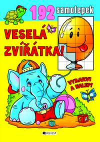 Veselá zvířátka! Vybarvi a nalep!