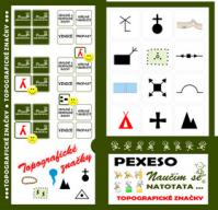 Pexeso Natotata Topografické značky