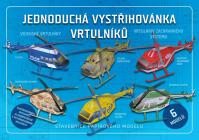 Jednoduchá vystřihovánka vrtulníků - Stavebnice papírového modelu