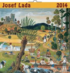 Kalendář 2014 - Josef Lada Léto - nástěnný poznámkový