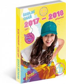 Školní diář Soy Luna - září 2017 – prosinec 2018, 9,8 × 14,5 cm