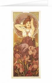 Blahopřání Alfons Mucha – Amethyst