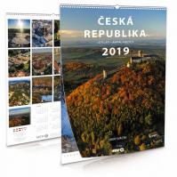 Kalendář 2019 - Česká republika letecky - nástěnný