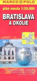 Bratislava  a okolie 1:20 000