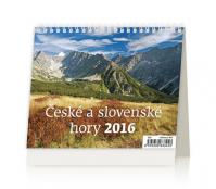 Kalendář stolní 2016 - MiniMax - České a slovenské hory