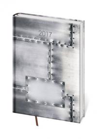 Diář 2017 - Vario/týdenní A5 Steel