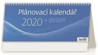 Kalendář stolní 2020 - Plánovací kalendář MODRÝ