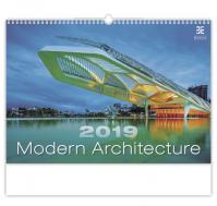 Kalendář nástěnný 2019 - Modern Architecture