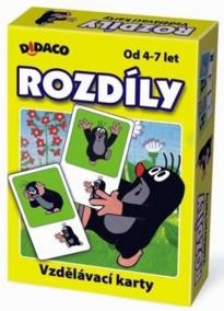 Společenská hra - Krteček - ROZDÍLY