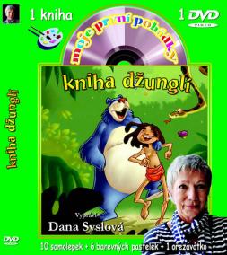 Moje první pohádky - Kniha džunglí (kniha omalovánek s DVD)