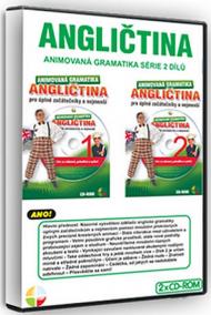 Angličtina animovaná gramatika I.+II. - sada 2CD