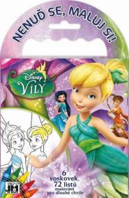 Disney Víly - Omalovánky na cesty