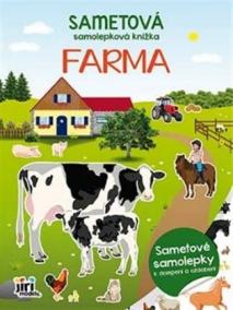 Sametová samolepková knížka - Farma