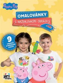 Omalovánky s nažehlovacími obrázky Prasátko Peppa