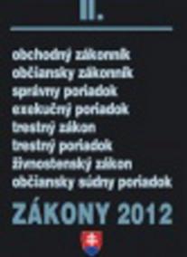 Zákony 2012 II.