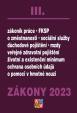 Zákony III/2023 Zákoník práce, Pojištění, Sociální služby