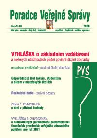 PVS č. 9-10/2020 - ZÁKON č. 234/2004 Sb. o dani z přidané hodnoty, VYHLÁŠKA č. 48/2005 Sb. o základním vzdělávání a některých náležitostech plnění povinné školní docházky