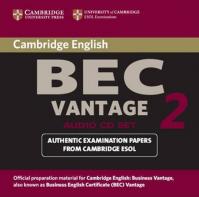 Cambridge BEC Vantage 2 Audio CD : Examination papers from University of Cambridge ESOL Examinations